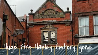 Massive Fire in Hanley  Nightclub history Gone HOW BAD IS IT [upl. by Ahsats]