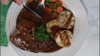 Sauerbraten Rhenish  Authentic German Sauerbraten Recipe [upl. by Pollard]