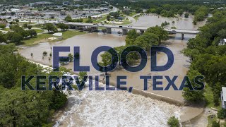 Flooding in Kerrville  July 23 2024 [upl. by Zelig633]