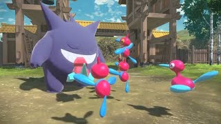 GENGAR Cant Stand PORYGONS  Pokemon Legends Arceus [upl. by Wiseman]