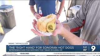 Tasting Tucson at Four Aces Hot Dogs in Midtown [upl. by Henebry]