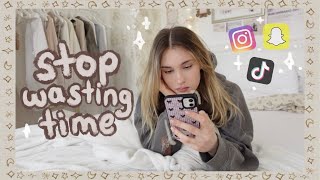 15 tips to stop doom scrolling ✧ end your phone addiction ✧･ﾟ [upl. by Gert]