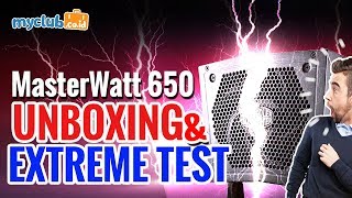 Unboxing amp Extreme Test  Cooler Master MasterWatt 650W [upl. by Archie]