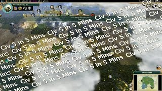 Civ 5 in 6 Mins Sioux Situations  a Mod  Civilization BNW LP Summary [upl. by Nonregla403]