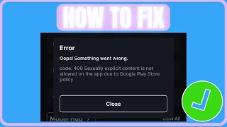 FIX YODAYO AI ERROR CODE 400  HOW TO FIX YODAYO AI OOPS SOMETHING WENT WRONG ERROR [upl. by Ecela316]