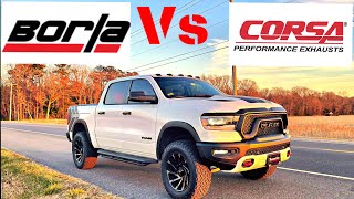 Borla Exhaust Sounds for the 20192023 Chevy SilveradoGMC Sierra 1500 62L SType Exhaust [upl. by Kcirted]