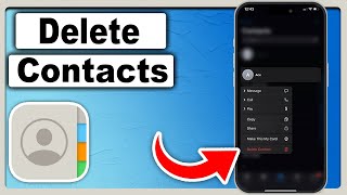 How To Delete Contacts On iPhone  Full Guide 2024 [upl. by Anelrihs]