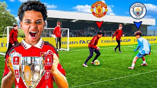 I Entered Kid Ronaldo Into A FA Cup Football Tournament [upl. by Anerok]