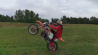 Honda CR 250 wheelie [upl. by Ortiz]