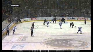 Steven Stamkos Score in His Own Goal Against Buffalo  March 29 2014 [upl. by Artekal]