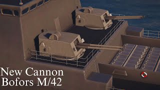 IT Ciao Duilio  New Cannon Bofors instal in Ciao  Modren Warships [upl. by Caye]