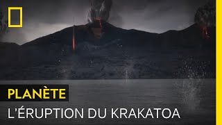 Léruption de ce volcan a complètement détruit lîle sur laquelle il se trouvait [upl. by Tracee]