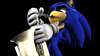 Sonic Epic sax guy 3D animation parody [upl. by Tanny]