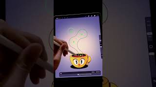 Animation on procreate procreate animation digitalart [upl. by Mattland437]