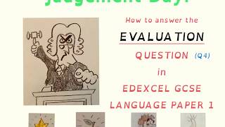 Answering the EVALUATION Question on the English Language Paper Edexcel Paper 1 Question 4 [upl. by Brennan]