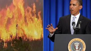 Obama To Enter Diplomatic Talks With Raging Wildfire [upl. by Eetsim]