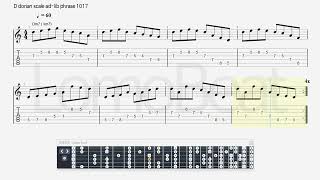 D dorian scale ad lib phrase 1017 [upl. by Amethist]