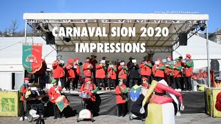 ✨ CARNAVAL SION 2020  IMPRESSIONS PLACE DE LA PLANTA [upl. by Llerrad]