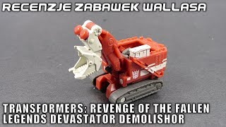 Legends Demolishor  Scavenger  Transformers Revenge Of The Fallen  Recenzje Zabawek Wallasa [upl. by Alliber]