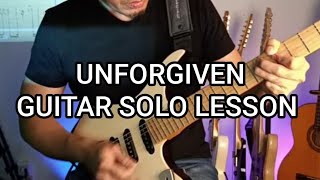 alvin deleon is live METALLICA UNFORGIVEN GUITAR SOLO LESSON [upl. by Dex455]