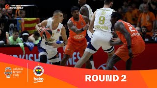 Valencia BasketFenerbahce Beko Istanbul  Round 2 Highlights  202324 Turkish Airlines EuroLeague [upl. by Okimuk]