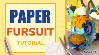 Paper Fursuit Tutorial  Please read the description [upl. by Khalin]