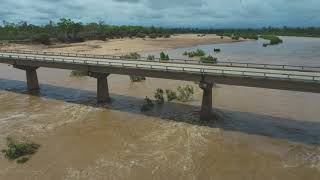 BURDEKIN RIVER MACROSSAN BRIDGE CHARTERS TOWERS 080121 [upl. by Iris]