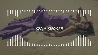 SZA  Snooze [upl. by Esiuqcaj]