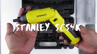 Mesin Obeng Baterai Cordless Driver Screwdriver Stanley SCS4K [upl. by Siuoleoj]