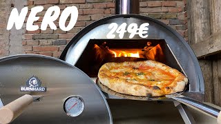 Holzofenpizza Kein Problem mit dem Burnhard NERO🔥  Unboxing  erster Test 🍕 [upl. by Tenner]