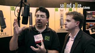 Josephson C716 Dual Diaphragm Cardioid Condenser Microphone Interview at AES 2011 [upl. by Nnaeirb]