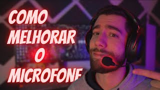 COMO MELHORAR a QUALIDADE do MICROFONE do HEADSET [upl. by Eram35]