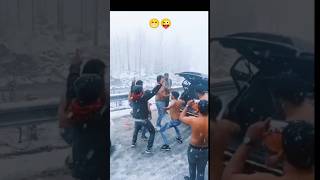 Na Na Na Re Song।Kashmir Sonamarg Snowfall Dance Shorts Video।Viral Dance Na Na Na Re।Snowfall । [upl. by Hillary]