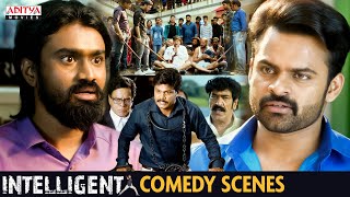 quotIntelligentquot Movie Comedy Scenes  Hindi Dubbed Movie  Sai Dharam Tej Lavanya Tripati Thaman [upl. by Mcconnell]