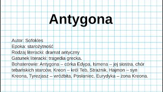 „Antygona” Sofokles [upl. by Egag185]