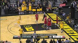 Iowa Defeats Stony Brook Head to NIT Quarterfinals [upl. by Mayberry806]