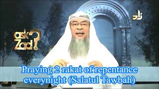 Salat ut Tawbah prayer of forgiveness for general sins or a particular sin  Assim al hakeem [upl. by Neeruam]