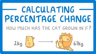 GCSE Maths  How to Calculate Percentage Change Increase or Decrease 94 [upl. by Anej422]