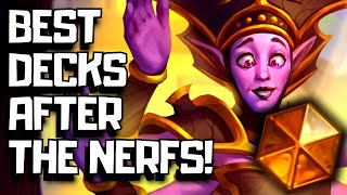 Best Hearthstone Decks After The Whizbang Nerfs [upl. by Yllatan515]