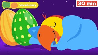 Learning First Words with Larry  Sensory Stimulation for Babies  Vocabulary for Kids  Vocabularry [upl. by Gnohp]