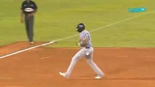 Jerar encarnacion HOME RUN AGUILAS CIBAEÑAS VS GIGANTE DEL CIBAO  161024 [upl. by Ettenot]