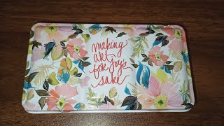 Review and Swatch of KristyRice Making Art For Joys Sake Palette [upl. by Llenrap]