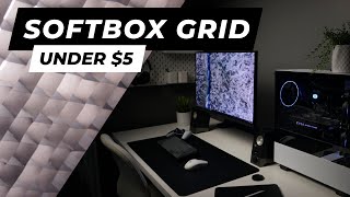 DIY Soft Box Grid Under 5 [upl. by Ennovaj]