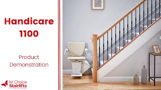 Handicare 1100 Straight Stairlift  Product Trailer amp Demonstration [upl. by Asseniv30]