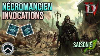 NÉCROMANCIEN  INVOCATION ★ BUILD DIABLO 4 [upl. by Wehner]