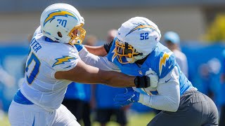 Chargers Highlights From 1st Padded Practice  LA Chargers [upl. by Marilin]