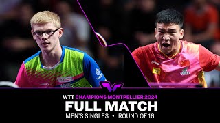 FULL MATCH  Felix Lebrun vs Xiang Peng  MS R16  WTTMontpellier 2024 [upl. by Enaira]