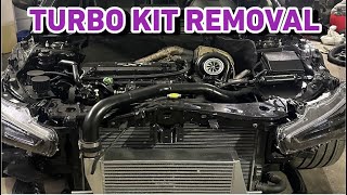 EVO X  WiringTurbo Kit Removal Odyssey Fab Sidewinder [upl. by Liddle]