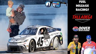 Fuel Mileage Racing Good Racing  Shane van Gisbergen Leads At Talladega  Erik Jones To Miss Dover [upl. by Arrat]