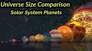 Solar system Size Comparison  Stars and this video is a 3d animation [upl. by Aderfla45]